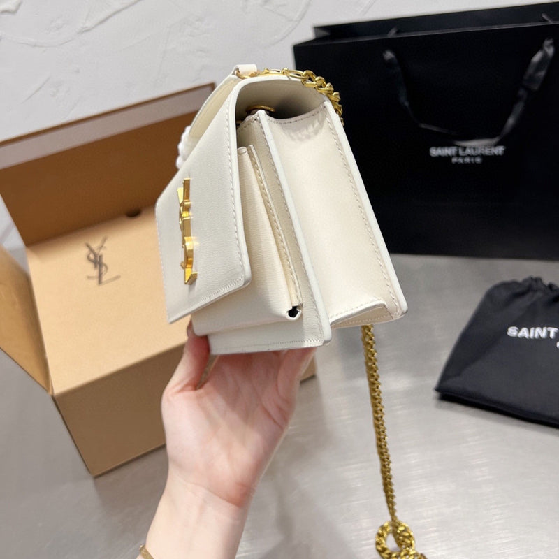 Bolsa Modelo Saint Laurent tiracolo Sunset média