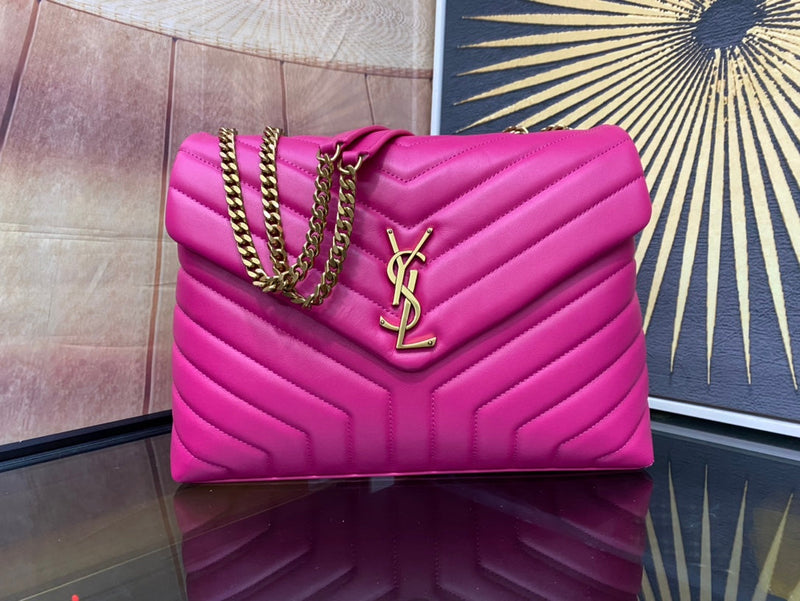 Bolsa Modelo Saint Laurent Tranvesal Lou Pink