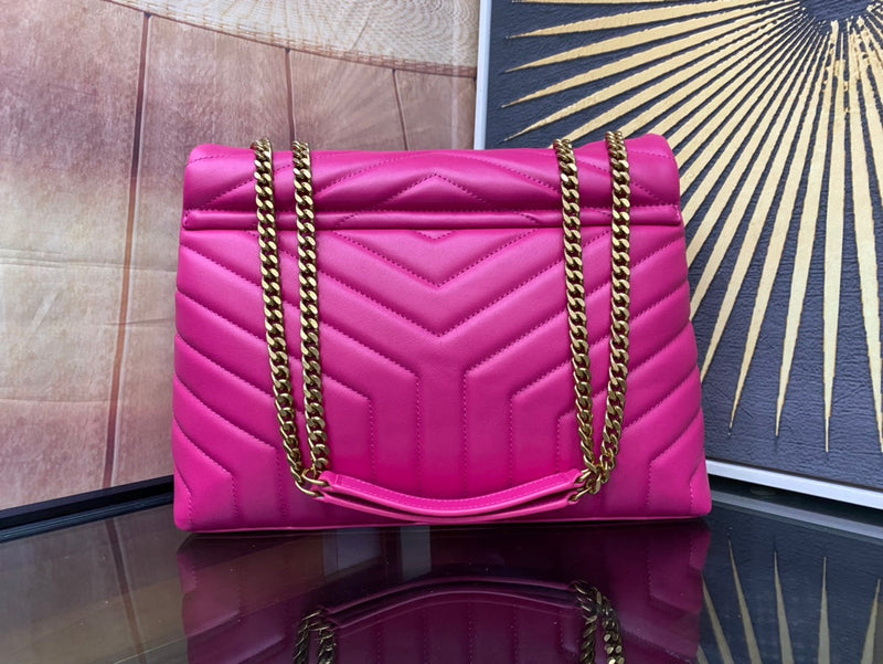 Bolsa Modelo Saint Laurent Tranvesal Lou Pink