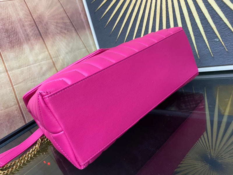 Bolsa Modelo Saint Laurent Tranvesal Lou Pink