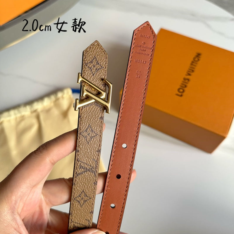 Cinto Modelo Lоuіѕ Vuіttоn Reversível LV Iconic 20 mm