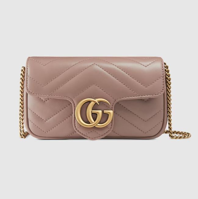 Bolsa Gucci GG Marmont Matelassê Pequena